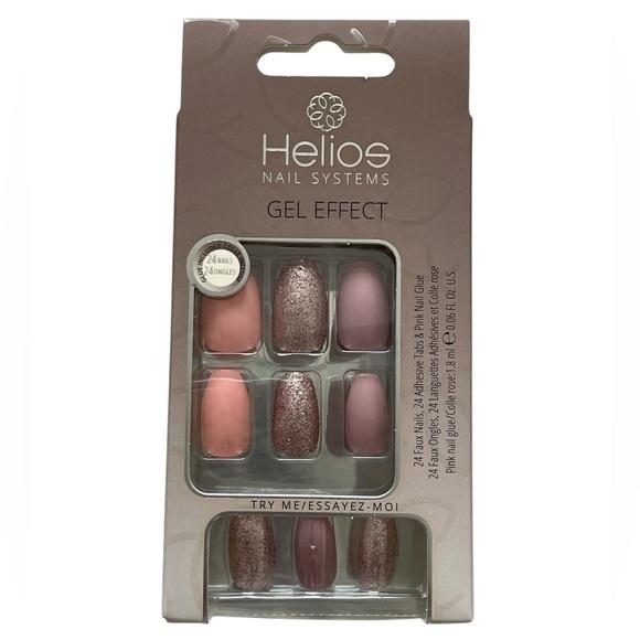 Helios Nail Systems Gel Effect 24 Faux Nails - Picture 1 of 2